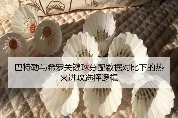 巴特勒与希罗关键球分配数据对比下的热火进攻选择逻辑